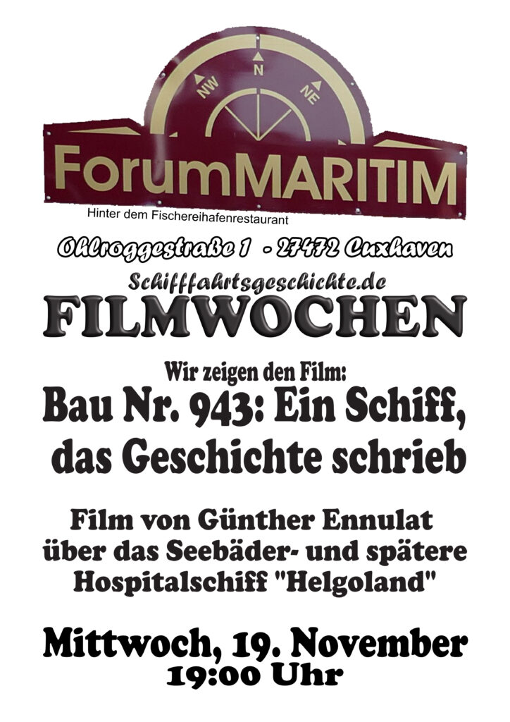 Filmabend: Bau Nr. 943 - Ein Schiff, das Geschichte schrieb