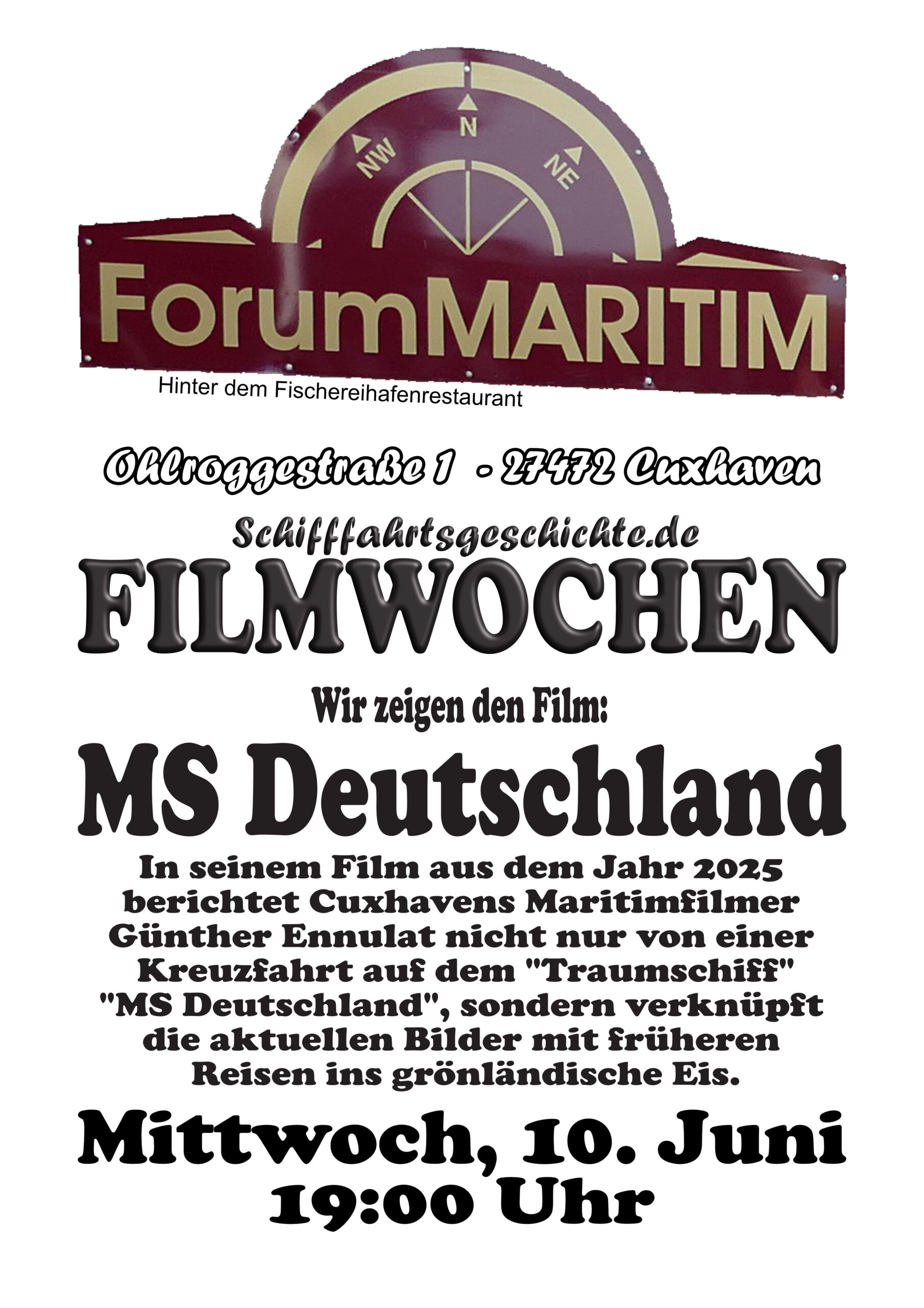 Filmabend: MS Deutschland